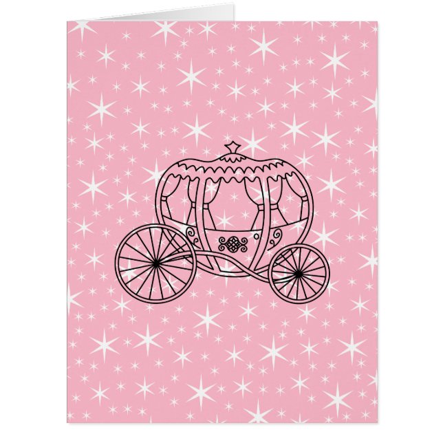 Princesse Coach Design dans le noir et le rose (Devant)