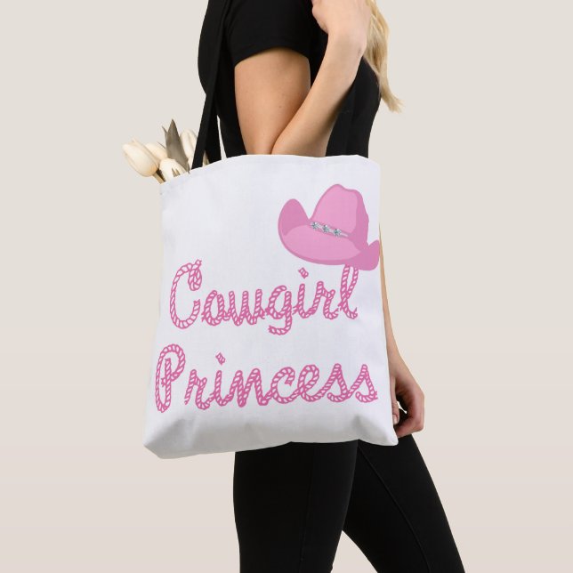 Princesse Cowgirl avec Sac fourre-tout Casquette C (De près)