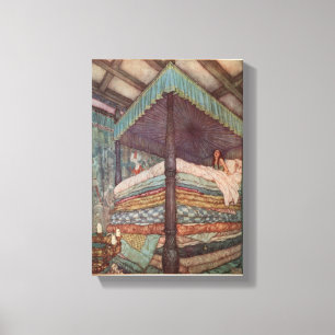 Princesse de toile de Rackham Fairytal et le pois