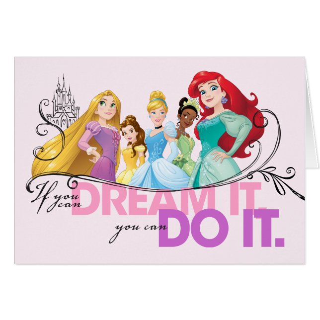 Princesse Disney | Ne jamais renoncer (Devant horizontal)