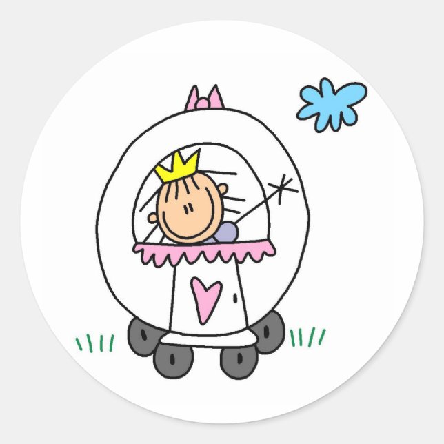 Princesse En Sticker De Transport (Devant)