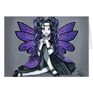 Princesse féerique Card de papillon gothique de