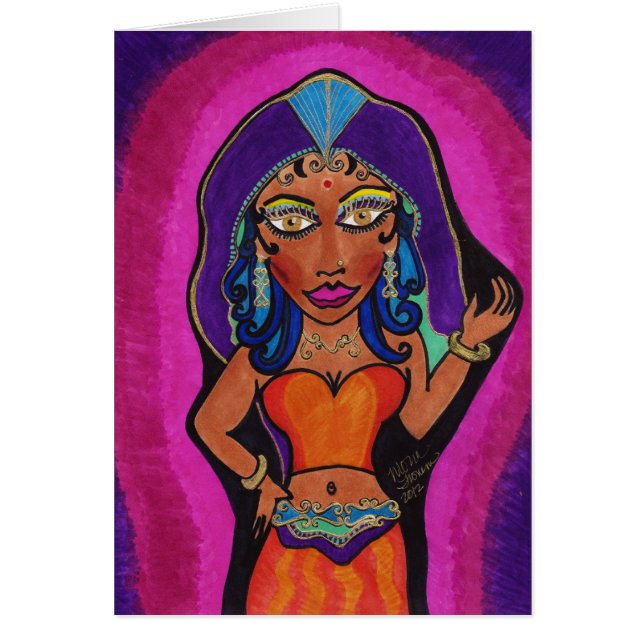 "Princesse indienne " (Devant)