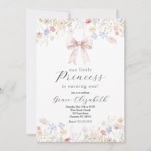 Princesse invitation anniversaire, invitation arc 