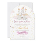 Princesse Invitation d'anniversaire une fois