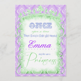 Princesse Invitations de grenouille