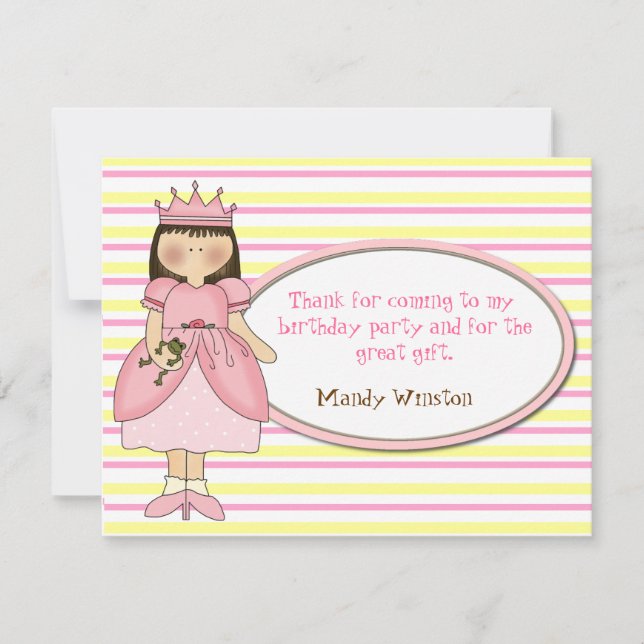 Princesse Merci Cartes (Devant)