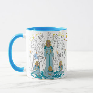 Princesse Odette Sketch Mug avec Rim&Handle color