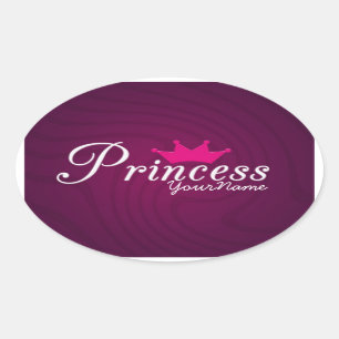 Princesse Oval Stickers