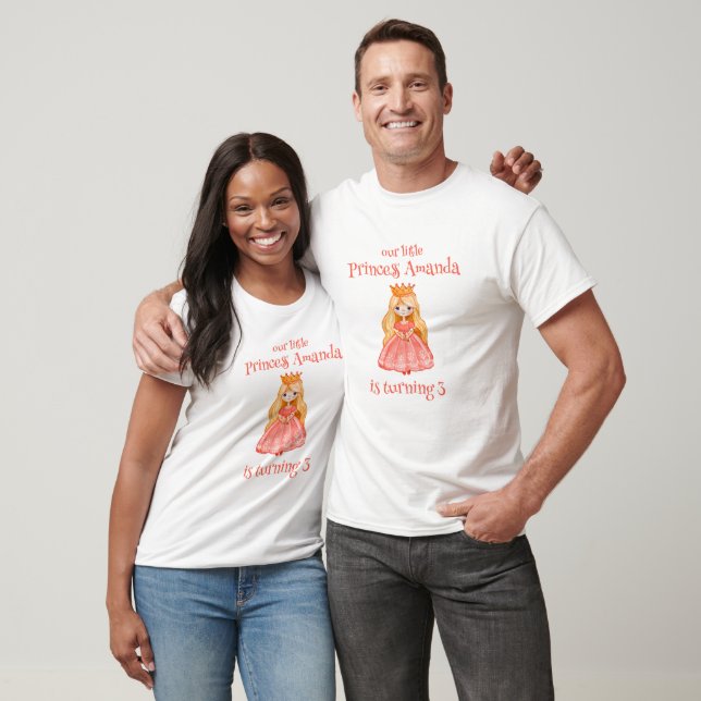 princesse qui tourne le t-shirt d'anniversaire de  (Unisexe)