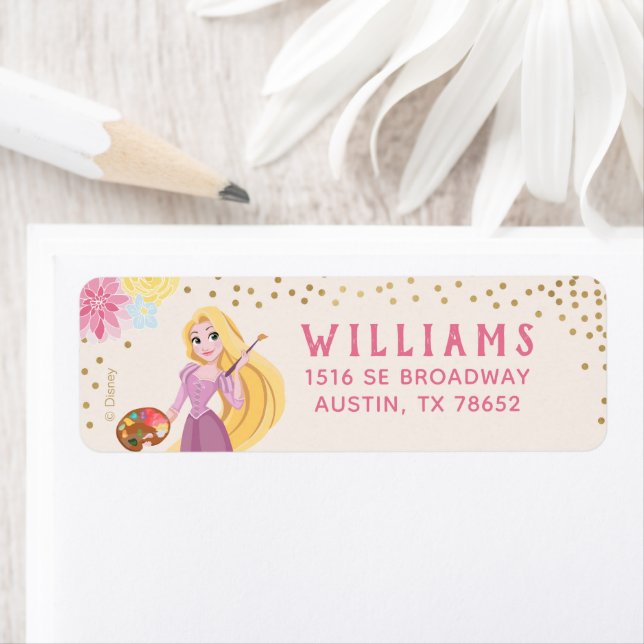 Princesse Rapunzel | Floral Gold Confetti (En situation)