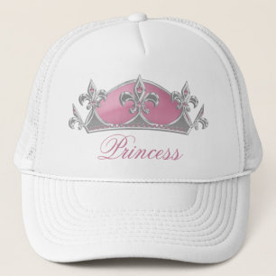 Princesse rose Crown avec le casquette de dames de