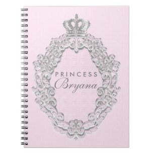 Princesse rose vintage Notebook Journal de conte