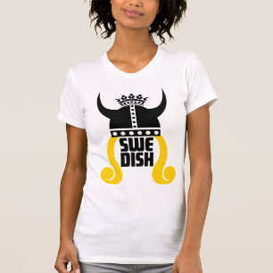 Princesse Suédoise Drôle Dames Détruite T-shirt