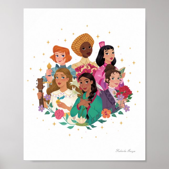 Princesses of Heaven™ Saintly Friends Print (Front)