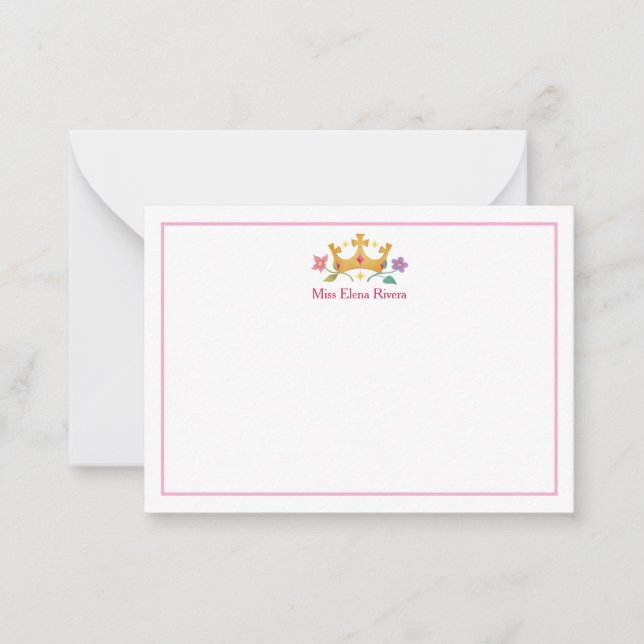 Princesses of Heaven™ Stationary Card (Front)