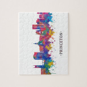 Princeton New Jersey Skyline Jigsaw Puzzle