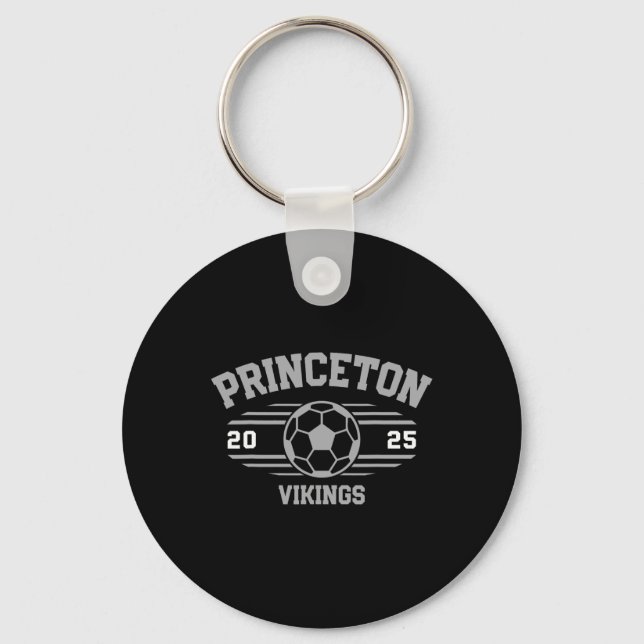 Princeton Vikings Soccer Ll 2025  Keychain (Front)