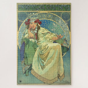 Princezna Hyacinth by Alphonse Mucha  Jigsaw Puzzle