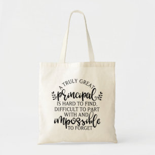 Principal Appreciation Day Ideas Tote Bag
