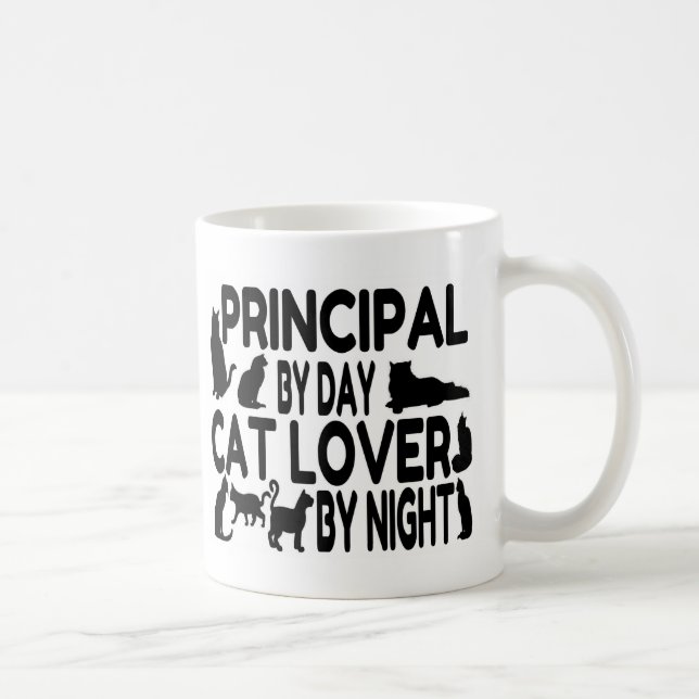 Principal Cat Lover Coffee Mug (Right)