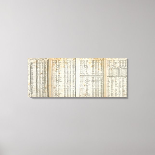 principal elements of temperature canvas print (Front)