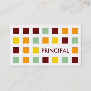 PRINCIPAL (mod squares) Business Card