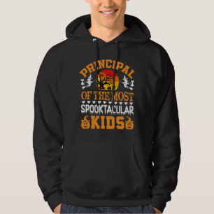 Principal Most Spooktacular Kids Halloween Custom Hoodie