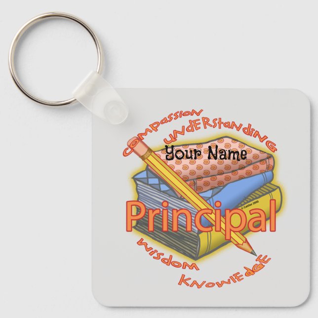 Principal Motto  Keychain (Front)