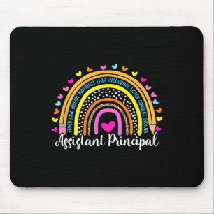 Principal Rainbow I#39;ll Be There For You School  Mouse Pad