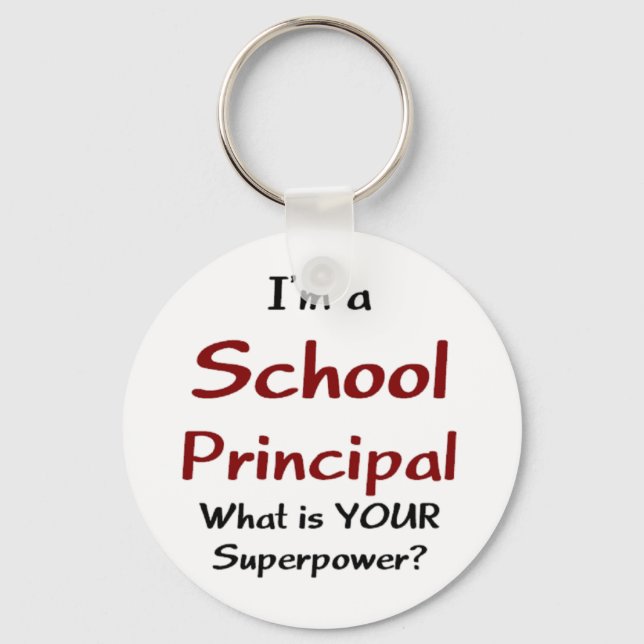 principal school keychain (Front)