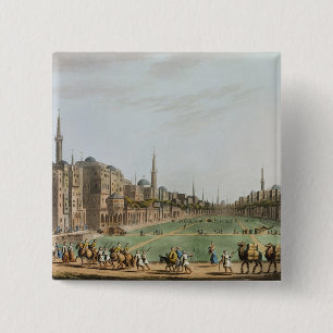 Principal Square in Grand Cairo, with Murad Bey's 2 Inch Square Button