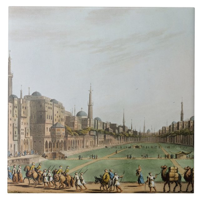 Principal Square in Grand Cairo, with Murad Bey's Tile (Front)