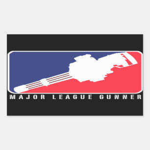 PRINCIPALE LIGUE GUNNER MINIGUN STICKER