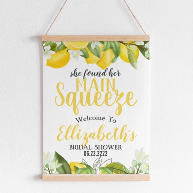 Principale Squeeze Lemons Affiche de bienvenue d'a (Créateur téléchargé)