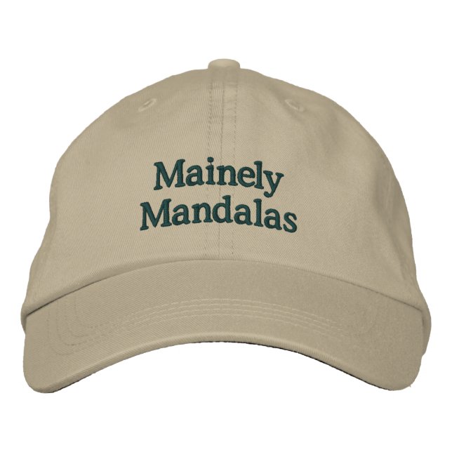 Principalement Casquette de baseball Mandalas (Devant)
