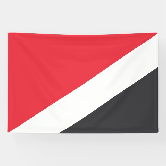 Principality of Sealand Flag Banner (Horizontal)