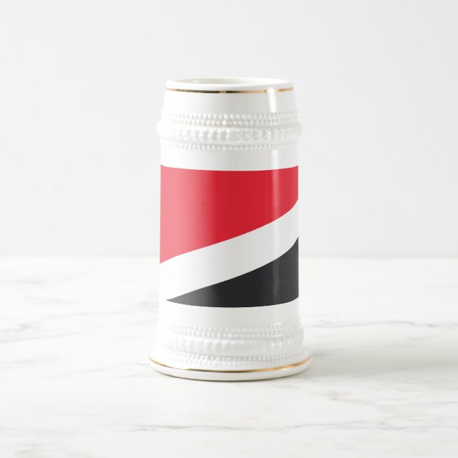 Principality of Sealand Flag Beer Stein (Center)