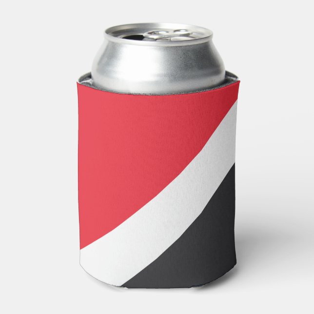 Principality of Sealand Flag Can Cooler (Can Front)