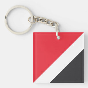 Principality of Sealand Flag Keychain
