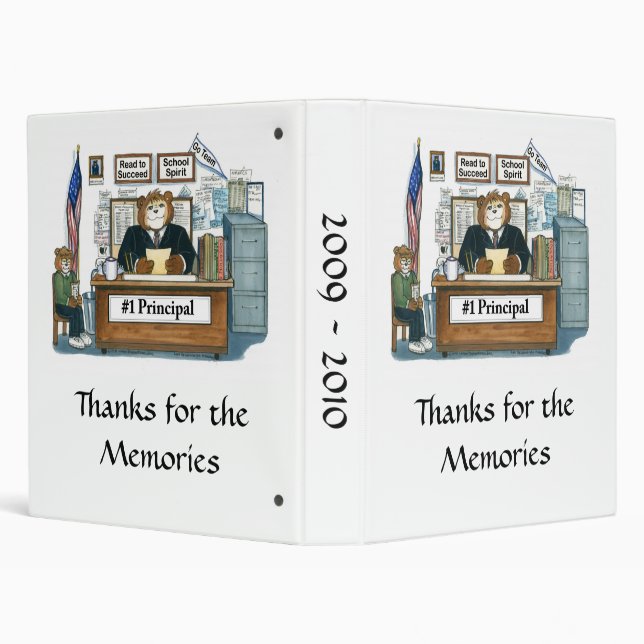 Principal's Memory Book Binder (Background)