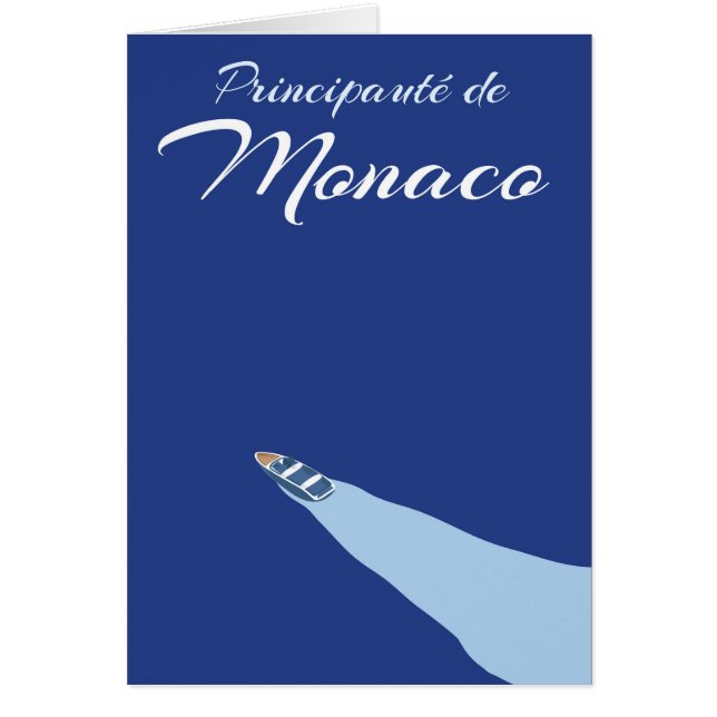 Principauté de Monaco travel poster (Front)