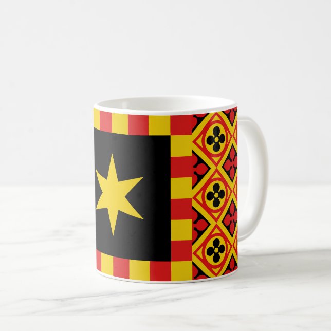 Principauté de Vindheim Populace Badge Café Mug (Devant droit)