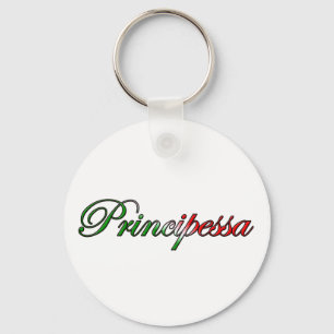 Principessa (Italian Princess) Keychain