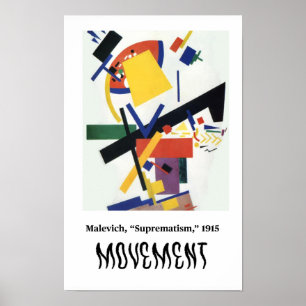 Principles of Art - Movement, Malevich Poster