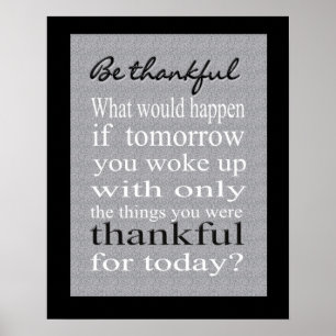 Print - Be Thankful 001