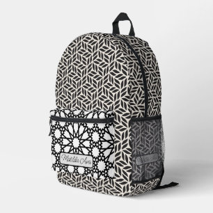 Print Cut Sew Backpack - Personalize B/W Star
