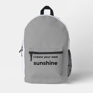 Print cut sew bag