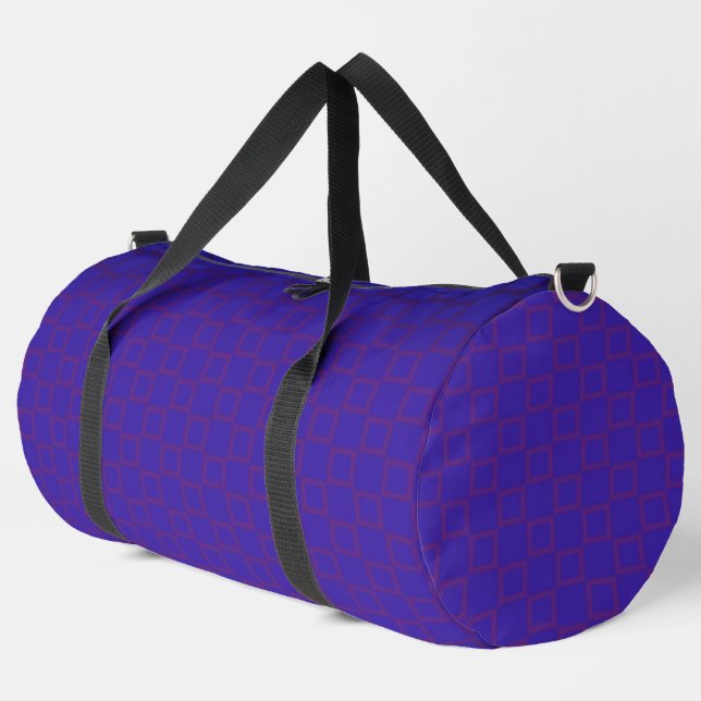 Print Cut Sew Bag  Blue Purple modern design (Left Corner)