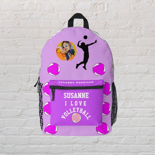 Print Cut Sew Bag, PACKBACK ROSE FUCHSIA Printed Backpack (Print Cut Sew Bag, PACKBACK ROSE FUCHSIA Printed Backpack)